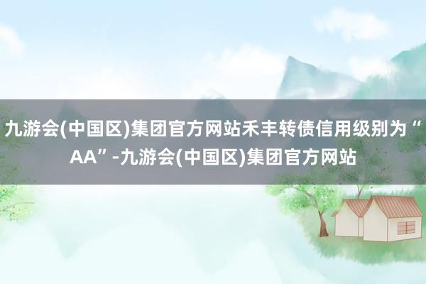 九游会(中国区)集团官方网站禾丰转债信用级别为“AA”-九游会(中国区)集团官方网站