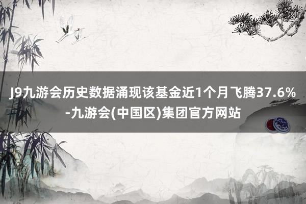 J9九游会历史数据涌现该基金近1个月飞腾37.6%-九游会(中国区)集团官方网站