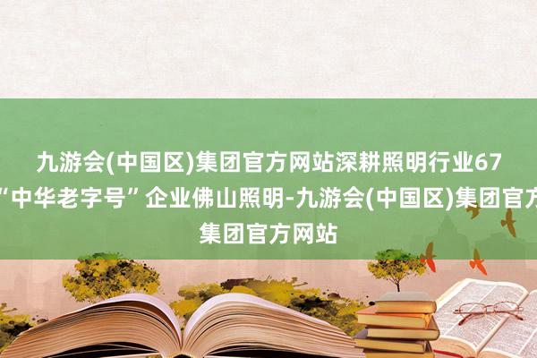 九游会(中国区)集团官方网站　　深耕照明行业67年的“中华老字号”企业佛山照明-九游会(中国区)集团官方网站